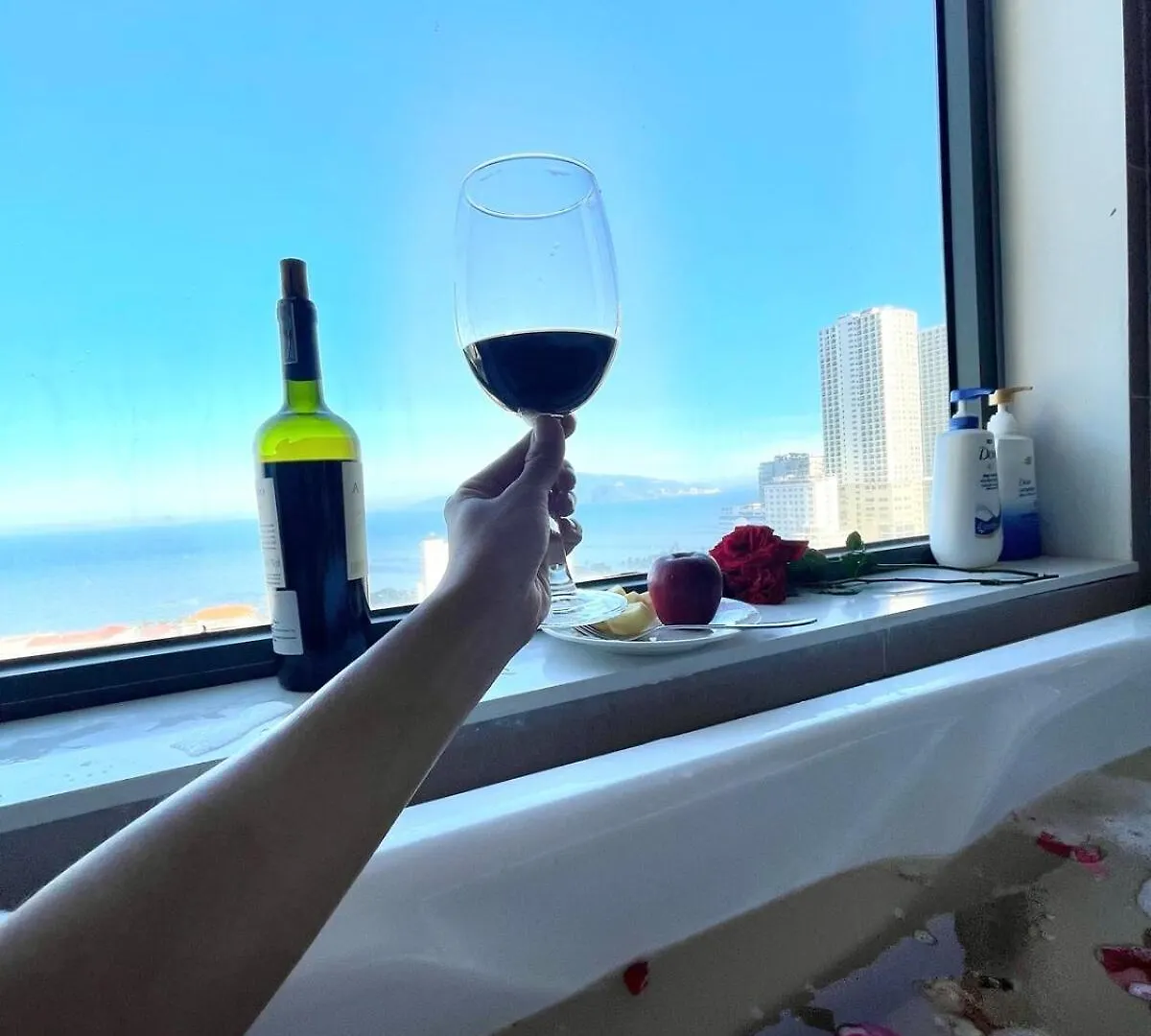 3Br Sea View Bathtub With Sea View - Dqua Hotel نها ترانج