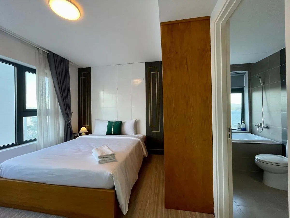شقة 3Br Sea View Bathtub With Sea View - Dqua Hotel نها ترانج