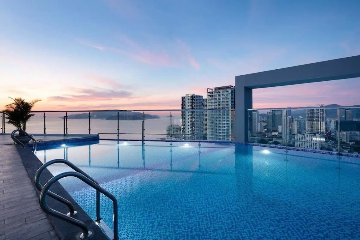 3Br Sea View Bathtub With Sea View - Dqua Hotel نها ترانج شقة